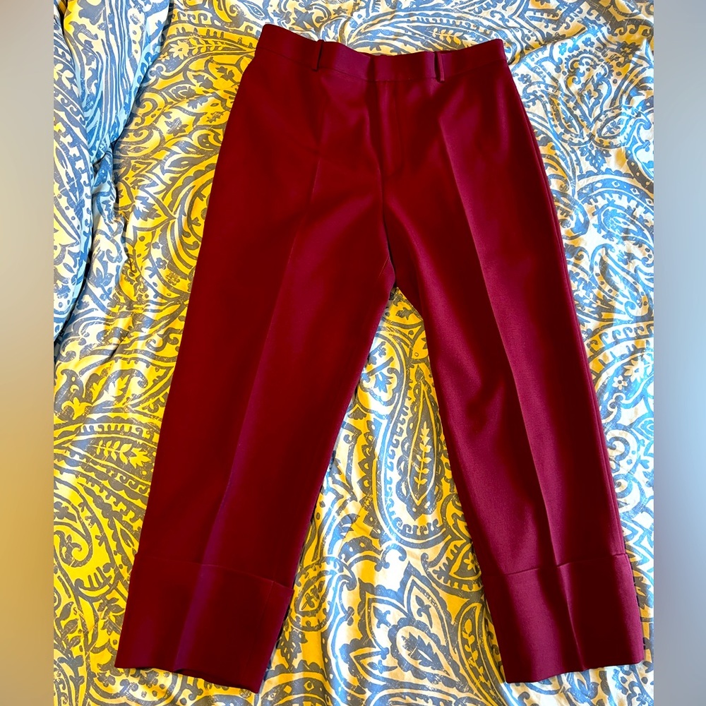 Club Monaco wide cuff crop trouser